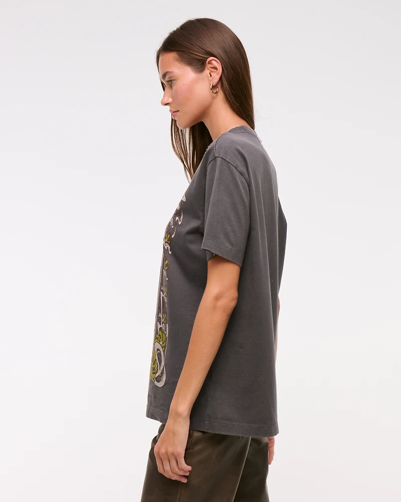 Oversized Johnny Cash Graphic Tee