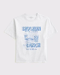 Short-Sleeve Brooklyn Brunch Graphic Relaxed Tee