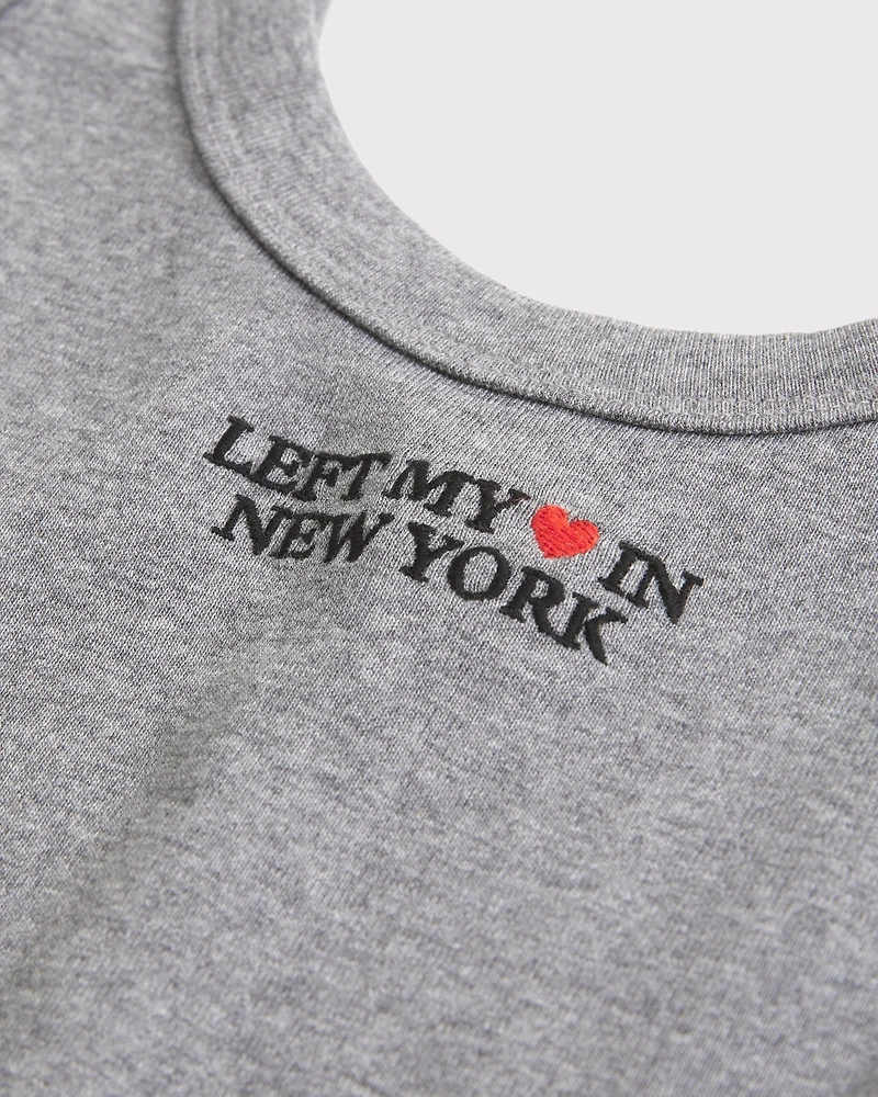 New York City Graphic Scoopneck Tank