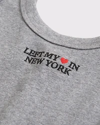 New York City Graphic Scoopneck Tank