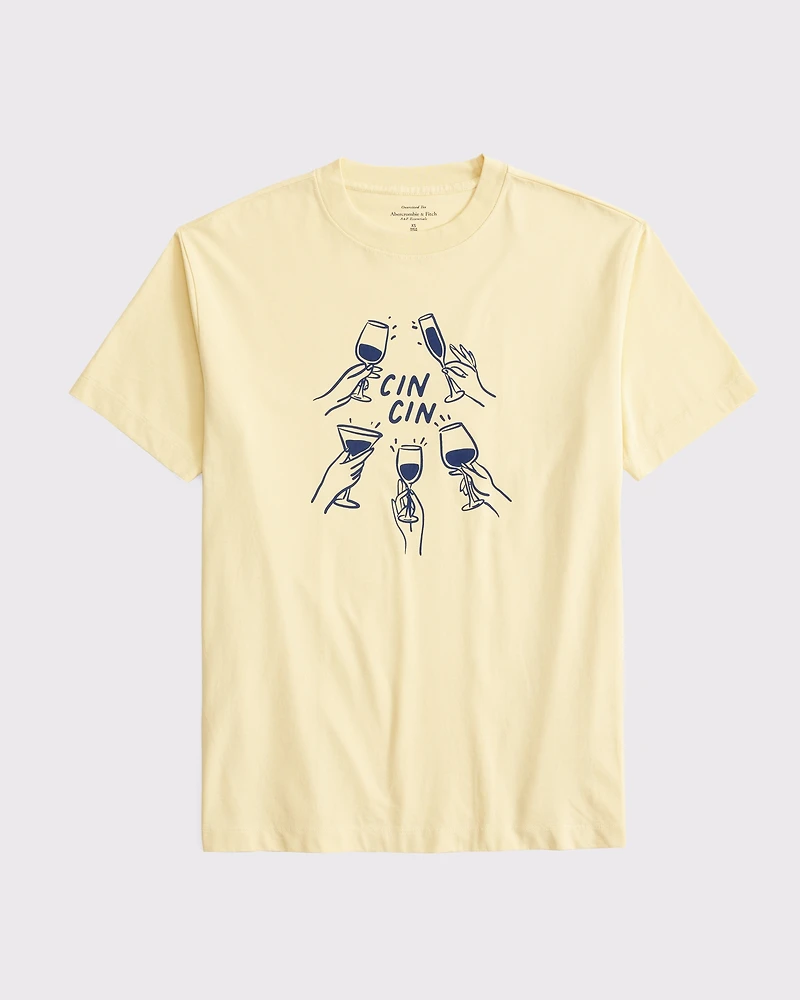 Oversized Cin Graphic Tee