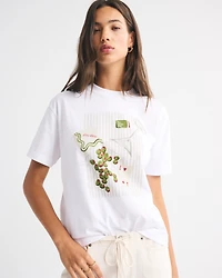 Oversized Martini Graphic Tee