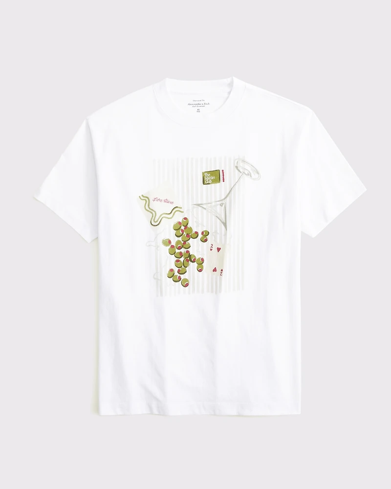 Oversized Martini Graphic Tee