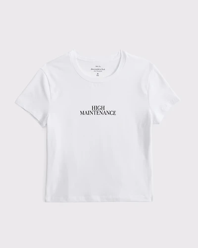 High Maintenance Graphic Baby Tee