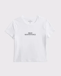 High Maintenance Graphic Baby Tee