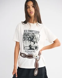 Oversized Western Graphic Tee
