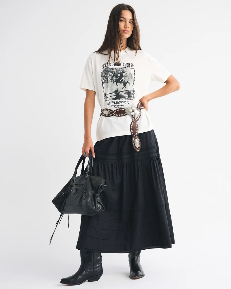 Oversized Western Graphic Tee
