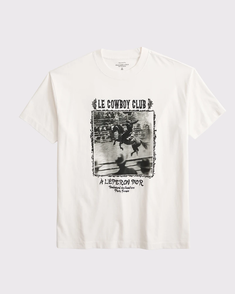 Oversized Western Graphic Tee