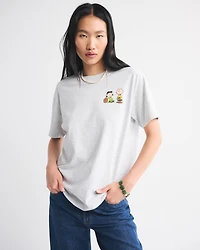 Oversized Snoopy Graphic Tee