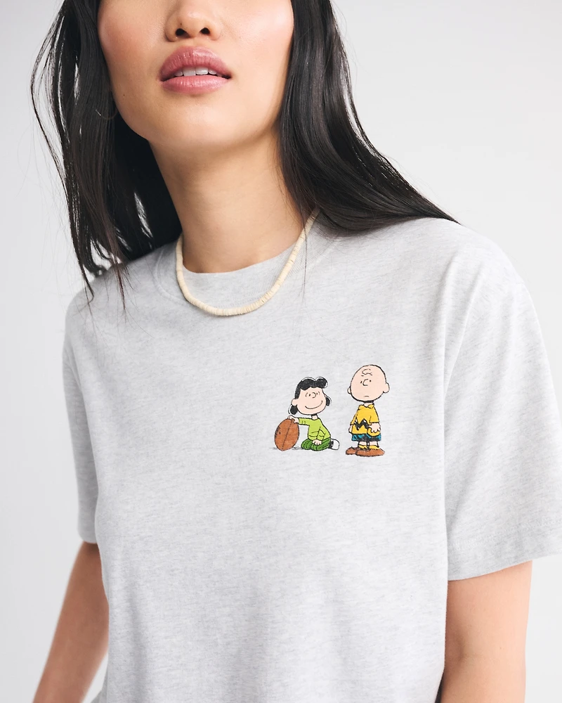 Oversized Snoopy Graphic Tee