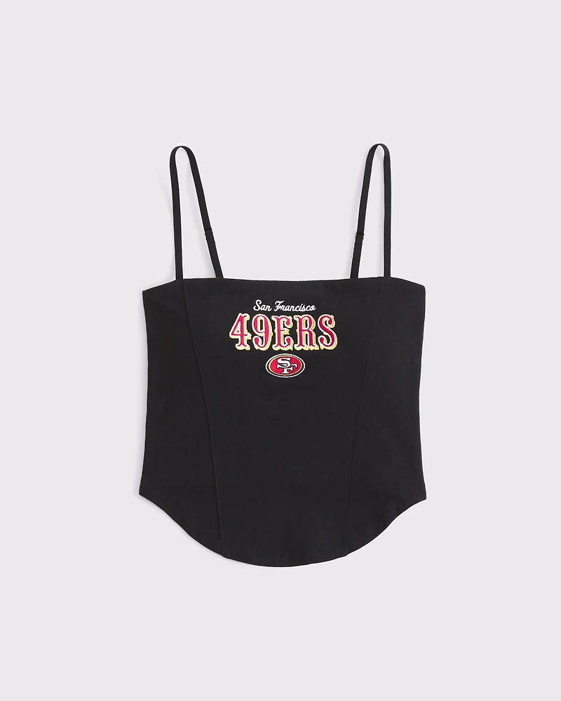 San Francisco 49ers Bra-Free Corset Top