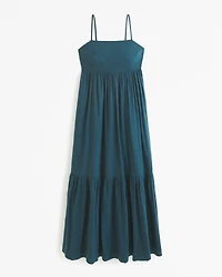 Low Back Tiered Maxi Dress