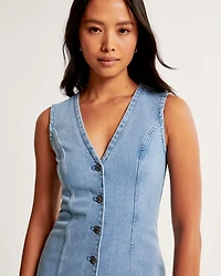 The A&F Mara Vest Midi Dress