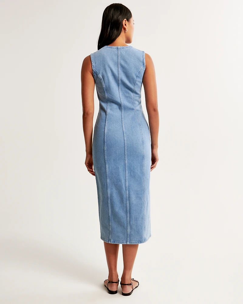 The A&F Mara Vest Midi Dress