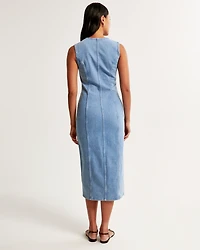 The A&F Mara Vest Midi Dress