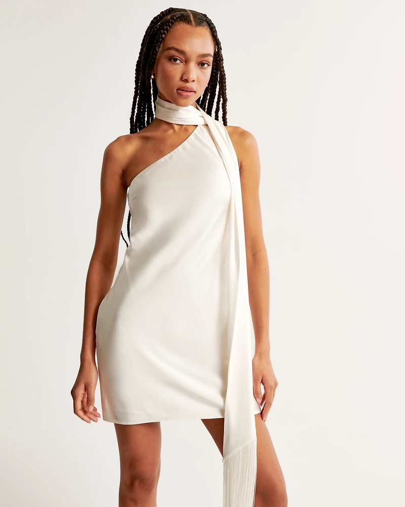 Scarf Slip Mini Dress