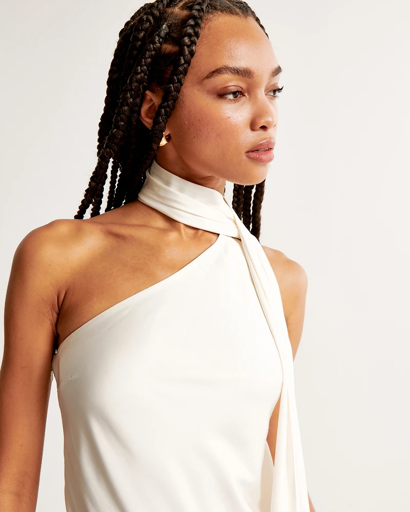 Scarf Slip Mini Dress