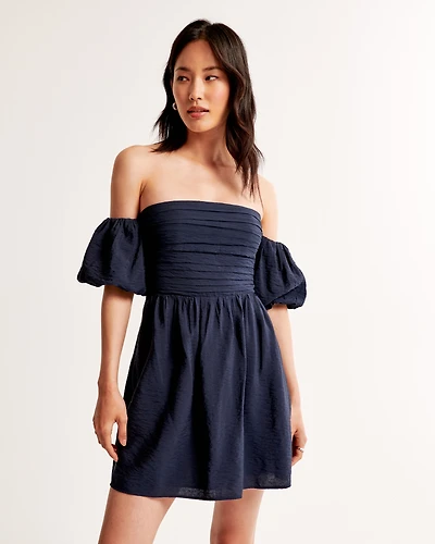 The A&F Emerson Off-The-Shoulder Mini Dress