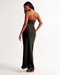 The A&F Julia Slip Strapless Scarf Maxi Dress