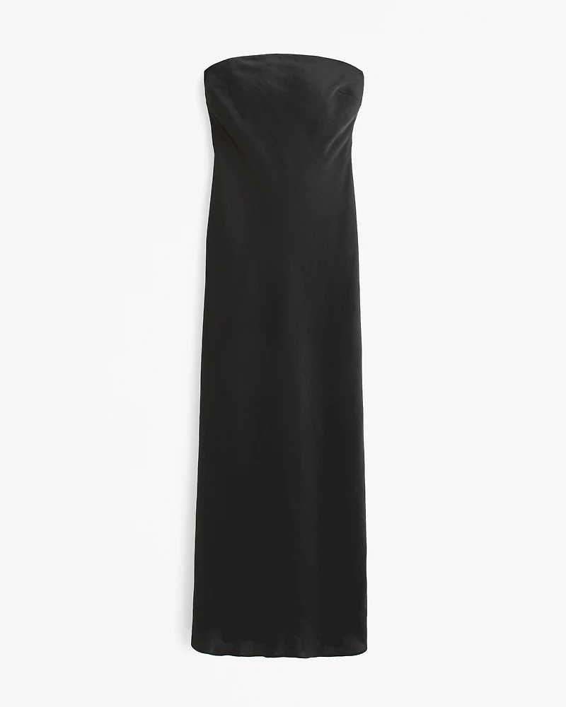 The A&F Julia Slip Strapless Scarf Maxi Dress