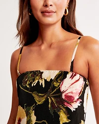 The A&F Giselle Pleat Release Midi Dress