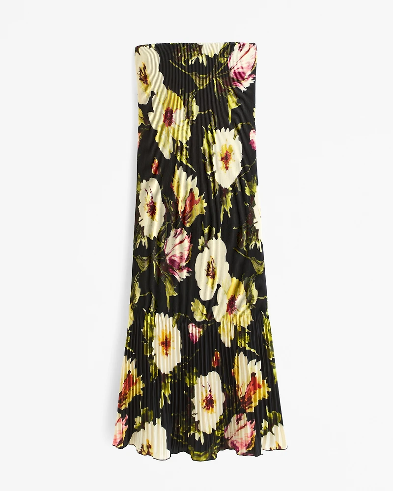 The A&F Giselle Pleat Release Midi Dress