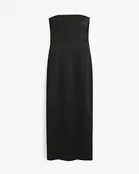 Strapless Satin Sculpt Maxi Dress