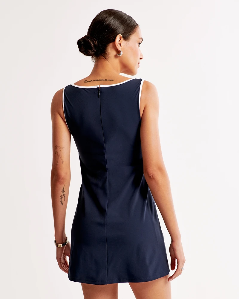 Squareneck Traveler Mini Dress