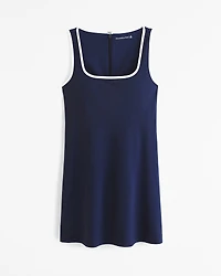 Squareneck Traveler Mini Dress