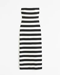 Strapless Midi Sweater Dress