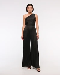The A&F Giselle Pleated One-Shoulder Jumpsuit