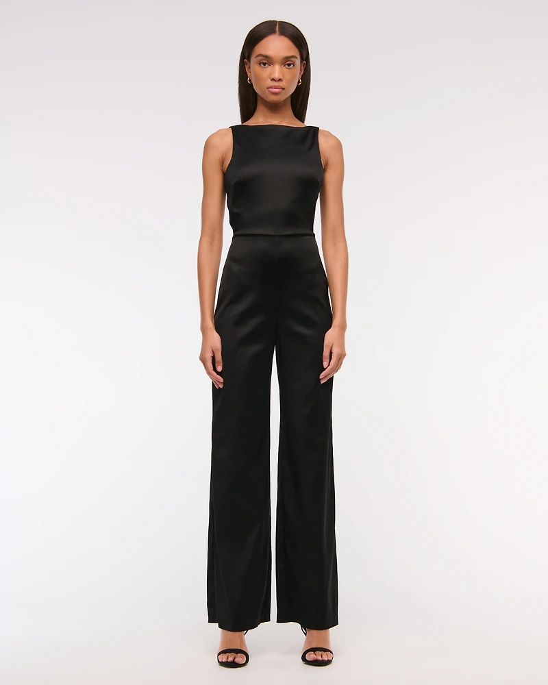 Slash Clasp-Back Jumpsuit