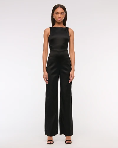 Slash Clasp-Back Jumpsuit