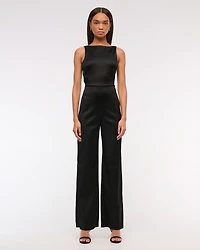 Slash Clasp-Back Jumpsuit