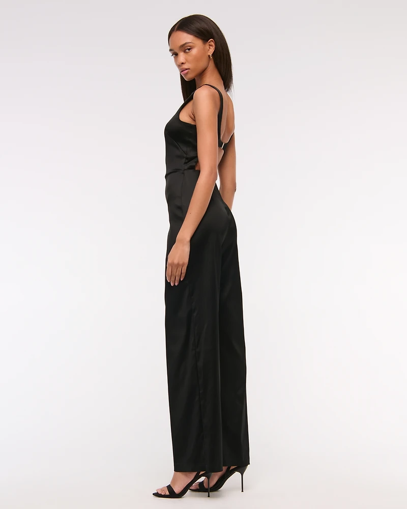 Slash Clasp-Back Jumpsuit