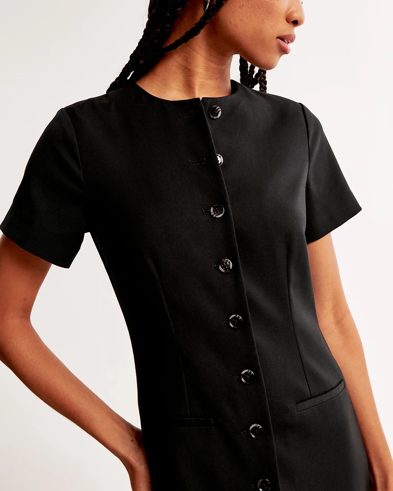The A&F Mara Short-Sleeve Vest Mini Dress