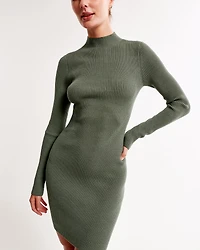 The A&F Paloma Long-Sleeve Mini Dress
