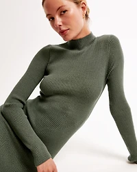 The A&F Paloma Long-Sleeve Mini Dress