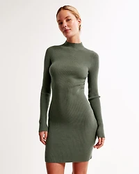 The A&F Paloma Long-Sleeve Mini Dress