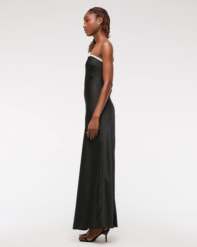 Abercrombie & Fitch The A&F Julia Slip Cowl-Back Maxi Dress | The Summit Abercrombie & Fitch The A&F Julia Slip Cowl-Back Maxi Dress | The Summit