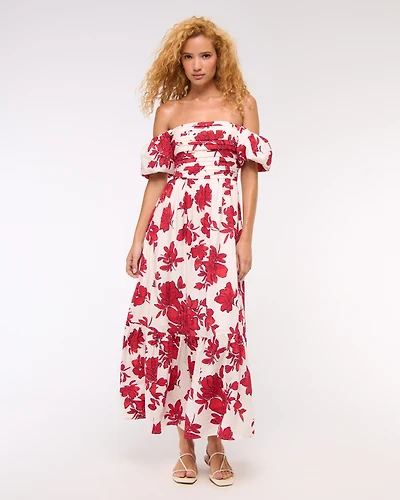 The A&F Emerson Off-The-Shoulder Maxi Dress