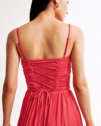 The A&F Emerson Lace-Up Back Maxi Dress