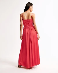 The A&F Emerson Lace-Up Back Maxi Dress
