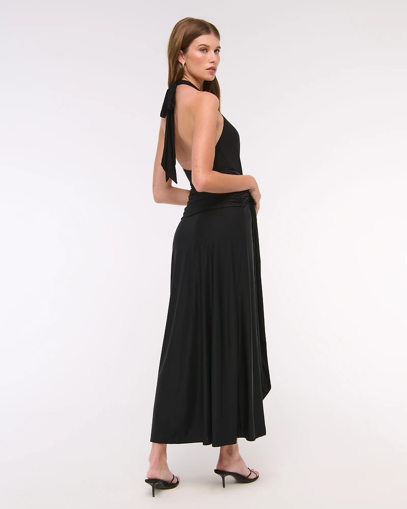 Knot-Front Maxi Dress