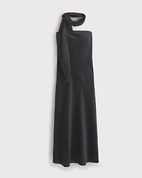 The A&F Julia Slip Strapless Scarf Maxi Dress