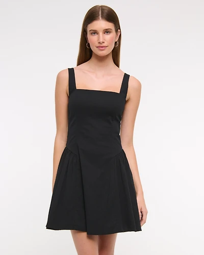 The A&F Mila Dipped-Waist Stretch Mini Dress