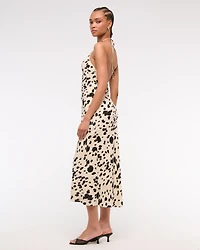 Halter Slip Midi Dress