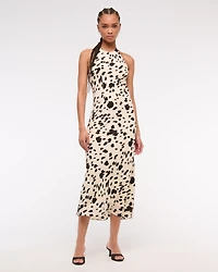 Halter Slip Midi Dress