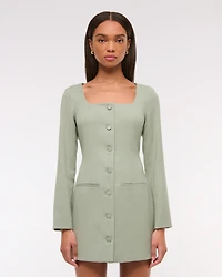 The A&F Mara Long-Sleeve Mini Dress