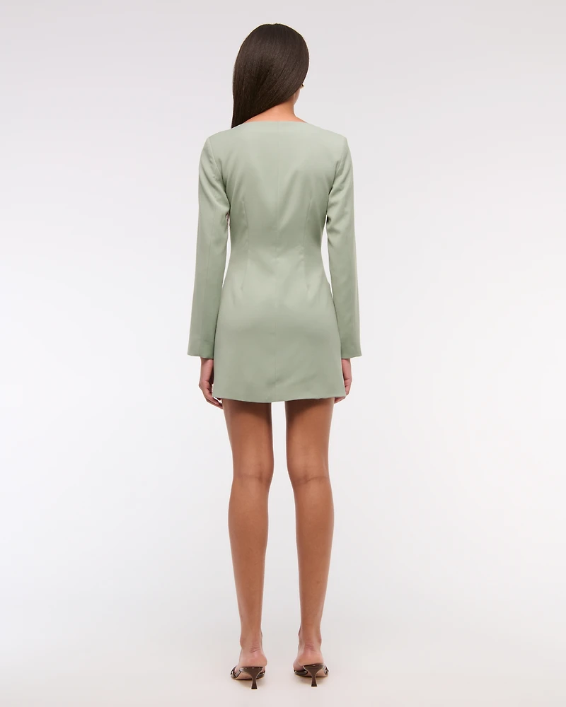 The A&F Mara Long-Sleeve Mini Dress